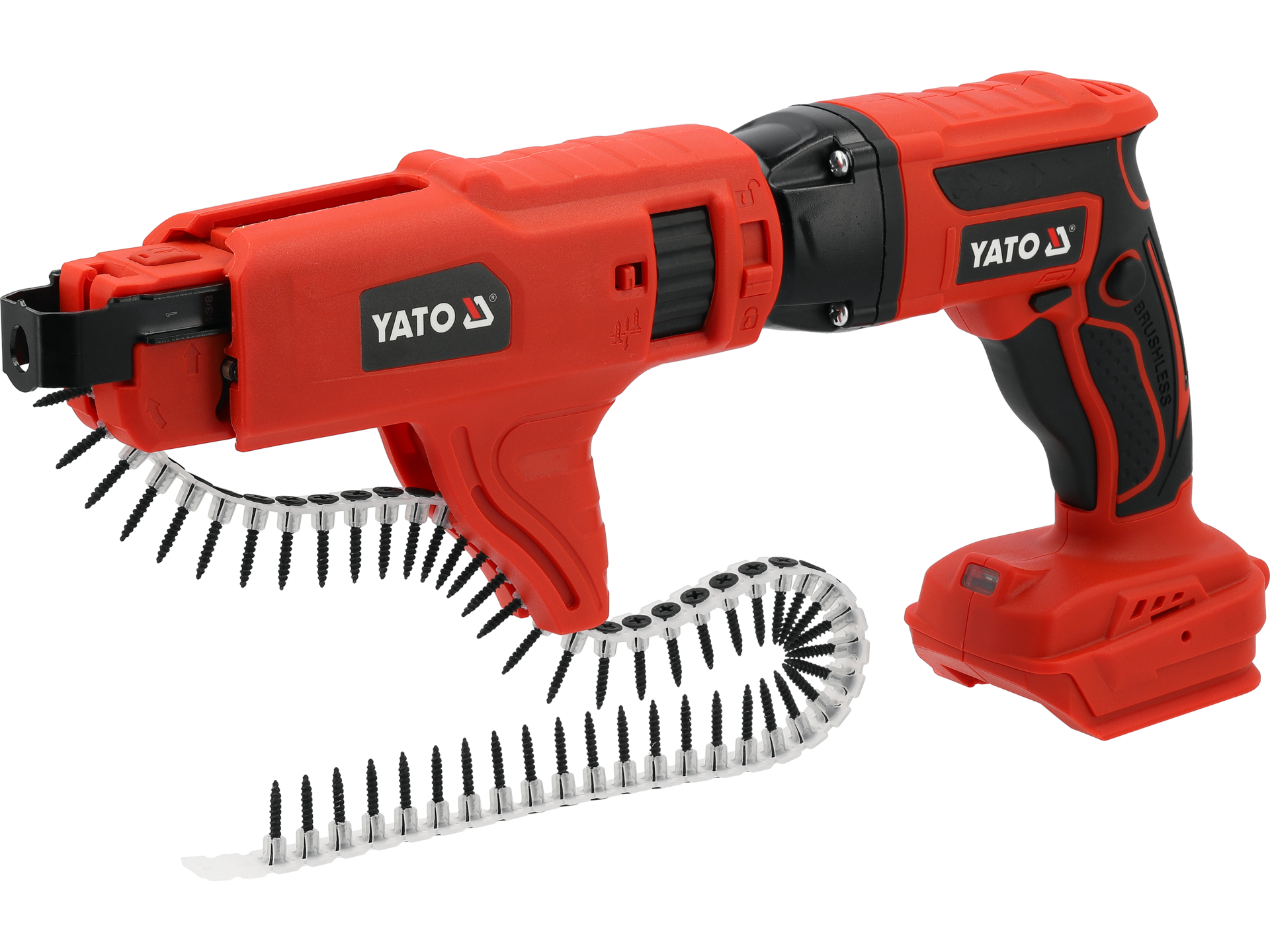Wkrętarka taśmowa do płyt GK — YATO YT-82076 / 18 V / 4000 obr./min